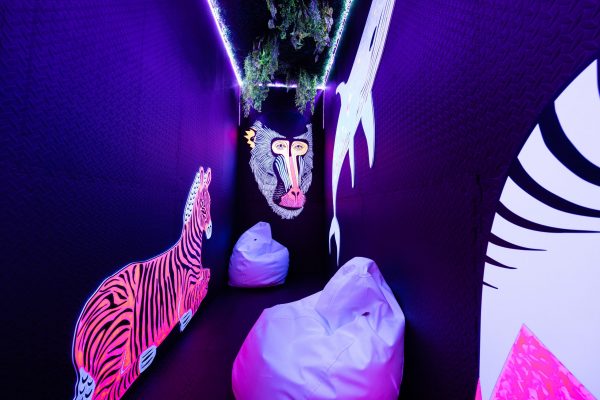 uv tunnel with animals
